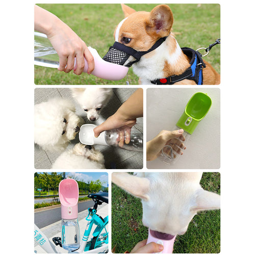 Garrafa Alimentadora de Água para Cães - Hidratação Conveniente em Movimento para o Seu Leal Companheiro!